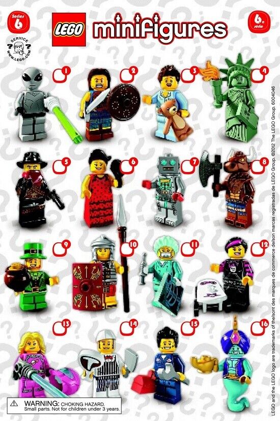 	Minifigures Series 6	